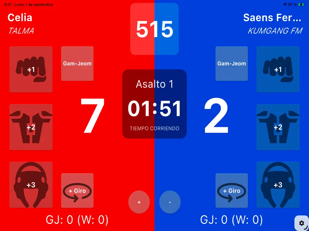 Taekwondo Live Score